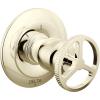 imageDelta Trinsic 6Setting Diverter Valve Trim Kit with Wheel Handle Polished Nickel Shower Handle Diverter Kit Polished Nickel T11958PN Valve Not IncludedBrilliance Polished Nickel