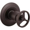 imageDelta Trinsic 6Setting Diverter Valve Trim Kit with Wheel Handle Polished Nickel Shower Handle Diverter Kit Polished Nickel T11958PN Valve Not IncludedVenetian Bronze