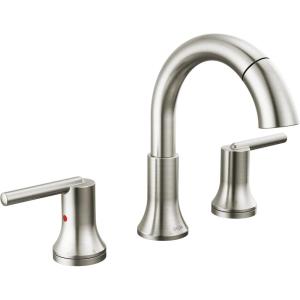 imageDELTA 3559CZMPUDST Trinsic Widespread 500 x 1600 x 500 inches Champagne BronzeStainless