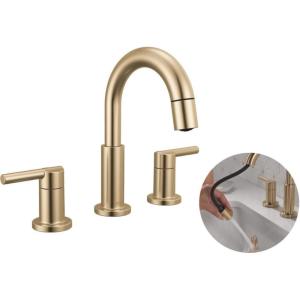imageDelta 35749LFSS Nicoli Bathroom Faucet StainlessChampagne Bronze