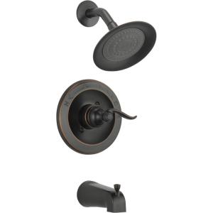 imageDelta BT14496OB Windemere Function Tub Trim Kit with SingleSpray Head Shower Faucet Without Rough Oil Rubbed BronzeOil Rubbed Bronze