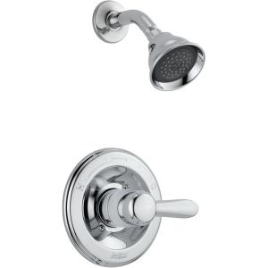 imageDelta Faucet Lahara 14 Series SingleHandle Shower Faucet Shower Trim Kit with 5Spray TouchClean Shower Head Stainless T14238SS Valve Not IncludedChrome