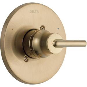 imageDelta T14058PN Trinsic Diverter Trim Polished NickelChampagne Bronze