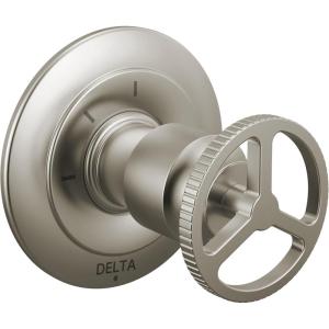 imageDelta Trinsic 6Setting Diverter Valve Trim Kit with Wheel Handle Polished Nickel Shower Handle Diverter Kit Polished Nickel T11958PN Valve Not IncludedBrilliance Stainless