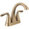 imageDelta Faucet Arvo Gold Bathroom Faucet Centerset Bathroom Faucet Gold Bathroom Sink Faucet Drain Assembly Included Champagne Bronze 25840LFCZChampagne Bronze