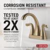 imageDelta Faucet Arvo Gold Bathroom Faucet Centerset Bathroom Faucet Gold Bathroom Sink Faucet Drain Assembly Included Champagne Bronze 25840LFCZChampagne Bronze