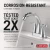 imageDelta Faucet Arvo Gold Bathroom Faucet Centerset Bathroom Faucet Gold Bathroom Sink Faucet Drain Assembly Included Champagne Bronze 25840LFCZChrome
