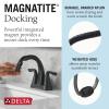 imageDelta Faucet Arvo Gold Bathroom Faucet Centerset Bathroom Faucet Gold Bathroom Sink Faucet Drain Assembly Included Champagne Bronze 25840LFCZMatte Black