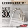 imageDelta Faucet Arvo Gold Bathroom Faucet Centerset Bathroom Faucet Gold Bathroom Sink Faucet Drain Assembly Included Champagne Bronze 25840LFCZSpotShield Brushed Nickel
