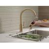 imageDelta Faucet Trinsic Gold Kitchen Faucet Kitchen Faucets with Pull Down Sprayer Kitchen Sink Faucet Gold Faucet for Kitchen Sink with Magnetic Docking Spray Head Champagne Bronze 9159CZLSDSTChampagne Bronze