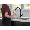 imageDelta Faucet Trinsic Gold Kitchen Faucet Kitchen Faucets with Pull Down Sprayer Kitchen Sink Faucet Gold Faucet for Kitchen Sink with Magnetic Docking Spray Head Champagne Bronze 9159CZLSDSTMatte Black