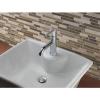 imageDelta Faucet Trinsic Single Hole Bathroom Faucet Gold Bathroom Faucet Single Handle Bathroom Faucet Metal Drain Assembly Champagne Bronze 559LFCZMPUChrome