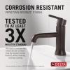 imageDelta Faucet Trinsic Single Hole Bathroom Faucet Gold Bathroom Faucet Single Handle Bathroom Faucet Metal Drain Assembly Champagne Bronze 559LFCZMPUVenetian Bronze