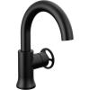 imageDelta Faucet Trinsic Single Hole Bathroom Faucet Gold Bathroom Faucet Single Handle Bathroom Sink Faucet Diamond Seal Technology Drain Assembly Champagne Bronze 558HARCZDSTMatte Black