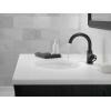 imageDelta Faucet Trinsic Single Hole Bathroom Faucet Gold Bathroom Faucet Single Handle Bathroom Sink Faucet Diamond Seal Technology Drain Assembly Champagne Bronze 558HARCZDSTMatte Black