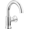 imageDelta Faucet Trinsic Single Hole Bathroom Faucet Gold Bathroom Faucet Single Handle Bathroom Sink Faucet Diamond Seal Technology Drain Assembly Champagne Bronze 558HARCZDSTChrome