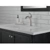 imageDelta Woodhurst Matte Black Bathroom Faucet 1 Hole Single Hole Bathroom Sink Faucet for Vanity Metal PushPop Drain Assembly Matte Black 532BLMPUDSTStainless