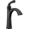 imageDelta Faucet Geist Matte Black Faucet Single Hole Faucet Black Black Faucets for Sink 1 Hole Sink Faucet Drain Assembly Included Matte Black 15864LFBLMatte Black