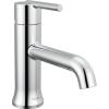 imageDelta Faucet Trinsic Single Hole Bathroom Faucet Gold Bathroom Faucet Single Handle Bathroom Faucet Metal Drain Assembly Champagne Bronze 559LFCZMPUChrome