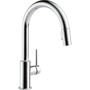 imageDelta Faucet Trinsic Gold Kitchen Faucet Kitchen Faucets with Pull Down Sprayer Kitchen Sink Faucet Gold Faucet for Kitchen Sink with Magnetic Docking Spray Head Champagne Bronze 9159CZLSDSTChrome
