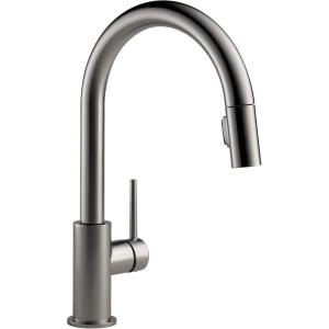 imageDelta Faucet Trinsic Gold Kitchen Faucet Kitchen Faucets with Pull Down Sprayer Kitchen Sink Faucet Gold Faucet for Kitchen Sink with Magnetic Docking Spray Head Champagne Bronze 9159CZLSDSTBlack Stainless