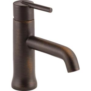 imageDelta Faucet Trinsic Single Hole Bathroom Faucet Gold Bathroom Faucet Single Handle Bathroom Faucet Metal Drain Assembly Champagne Bronze 559LFCZMPUVenetian Bronze