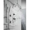 imageDelta Faucet Velum Brushed Nickel 6Setting Diverter Trim Kit Diverter Valve Kit Brushed Nickel Shower Diverter Stainless T11937SS Valve Not IncludedChrome