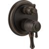 imageDELTA FAUCET T27897RB Venetian Bronze Cassidy Traditional Monitor 17 Series Valve Trim with 3Setting Integrated Diverter