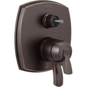 imageDELTA FAUCET T27876RBLHP Stryke 17 Series Integrated Three Function Less Handle Shower Trim with Diverter Venetian Bronze