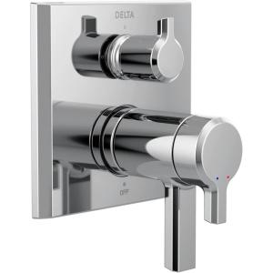 imageDelta Faucet T27T899PR Pivotal Shower Trim with Diverter Lumicoat Chrome