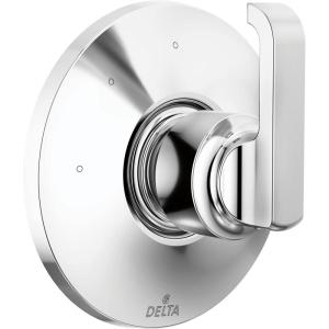 imageDelta Faucet Tetra Gold 3Setting Shower Handle Diverter Trim Kit Gold Diverter Valve Trim Kit Shower Diverter Lumicoat Champagne Bronze T11889CZPR Valve Not IncludedLumicoat Chrome