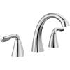 imageDelta Arvo Chrome Bathroom Faucet with Sprayer 8 Inch 3 Hole Widespread Bathroom Sink Faucet with Pull Out Sprayer PushPop Drain Chrome 35840LFPDChrome