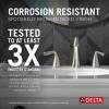 imageDelta Arvo Chrome Bathroom Faucet with Sprayer 8 Inch 3 Hole Widespread Bathroom Sink Faucet with Pull Out Sprayer PushPop Drain Chrome 35840LFPDSpotShield Brushed Nickel