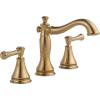 imageDelta Faucet Cassidy Pull Down Bathroom Faucet Bathroom Pull Out Faucet Chrome Widespread Bathroom Faucet 3 Hole with Pull Down Sprayer Bathroom Sink Faucet Magnetic Docking Chrome 3597PDDSTChampagne Bronze