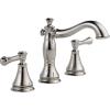 imageDelta Faucet Cassidy Pull Down Bathroom Faucet Bathroom Pull Out Faucet Chrome Widespread Bathroom Faucet 3 Hole with Pull Down Sprayer Bathroom Sink Faucet Magnetic Docking Chrome 3597PDDSTPolished Nickel