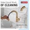 imageDelta Faucet Trinsic Pull Down Bathroom Faucet Bathroom Pull Out Faucet Brushed Nickel Single Hole Bathroom Faucet with Pull Down Bathroom Sink Faucet Magnetic Docking Stainless 559HARSSPDDSTChampagne Bronze