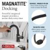 imageDelta Faucet Trinsic Pull Down Bathroom Faucet Bathroom Pull Out Faucet Brushed Nickel Single Hole Bathroom Faucet with Pull Down Bathroom Sink Faucet Magnetic Docking Stainless 559HARSSPDDSTMatte Black