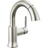 imageDelta Faucet Trinsic Pull Down Bathroom Faucet Bathroom Pull Out Faucet Brushed Nickel Single Hole Bathroom Faucet with Pull Down Bathroom Sink Faucet Magnetic Docking Stainless 559HARSSPDDSTStainless