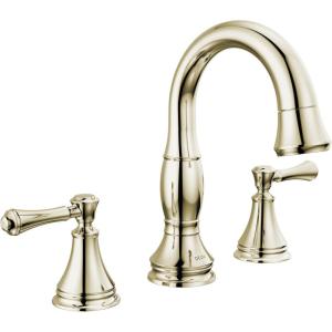 imageDelta Faucet Cassidy Pull Down Bathroom Faucet Bathroom Pull Out Faucet Chrome Widespread Bathroom Faucet 3 Hole with Pull Down Sprayer Bathroom Sink Faucet Magnetic Docking Chrome 3597PDDSTPolished Nickel