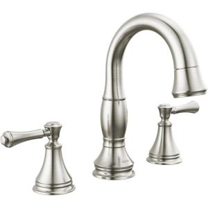 imageDelta Faucet Cassidy Pull Down Bathroom Faucet Bathroom Pull Out Faucet Chrome Widespread Bathroom Faucet 3 Hole with Pull Down Sprayer Bathroom Sink Faucet Magnetic Docking Chrome 3597PDDSTStainless