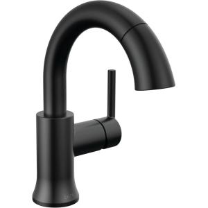 imageDelta Faucet Trinsic Pull Down Bathroom Faucet Bathroom Pull Out Faucet Brushed Nickel Single Hole Bathroom Faucet with Pull Down Bathroom Sink Faucet Magnetic Docking Stainless 559HARSSPDDSTMatte Black