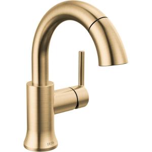 imageDelta Faucet Trinsic Pull Down Bathroom Faucet Bathroom Pull Out Faucet Brushed Nickel Single Hole Bathroom Faucet with Pull Down Bathroom Sink Faucet Magnetic Docking Stainless 559HARSSPDDSTChampagne Bronze