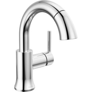 imageDelta Faucet Trinsic Pull Down Bathroom Faucet Bathroom Pull Out Faucet Brushed Nickel Single Hole Bathroom Faucet with Pull Down Bathroom Sink Faucet Magnetic Docking Stainless 559HARSSPDDSTChrome