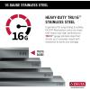 imageDELTA FAUCET 95A93225SSS Lorelai Workstation Kitchen Sink Dropin Top Mount Stainless Steel Single Bowl with WorkFlow Ledge and Chefs Kit of 5 Accessories32in