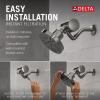 imageDelta Faucet 5Setting H2Okinetic Shower Head Oil Rubbed Bronze with Clarifi Premium Shower Filter Attachment with FilterBlack Stainless