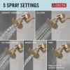 imageDelta Faucet 5Setting H2Okinetic Shower Head Oil Rubbed Bronze with Clarifi Premium Shower Filter Attachment with FilterChampagne Bronze