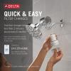 imageDelta Faucet 5Setting H2Okinetic Shower Head Oil Rubbed Bronze with Clarifi Premium Shower Filter Attachment with FilterChrome