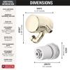 imageDelta Faucet 5Setting H2Okinetic Shower Head Oil Rubbed Bronze with Clarifi Premium Shower Filter Attachment with FilterPolished Nickel