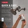 imageDelta Faucet 5Setting H2Okinetic Shower Head Oil Rubbed Bronze with Clarifi Premium Shower Filter Attachment with FilterVenetian Bronze