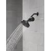 imageDelta Faucet 5Setting Shower Head Chrome with Clarifi Standard Shower Filter Attachment with FilterMatte Black
